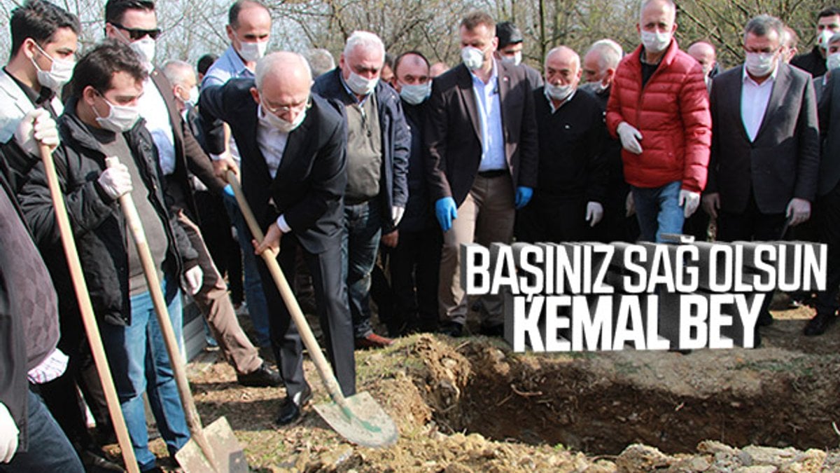 Kemal Kılıçdaroğlu kız kardeşini toprağa verdi