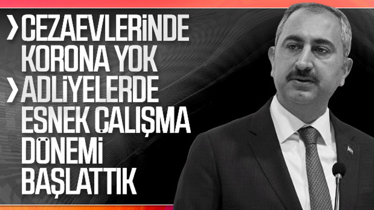 Adalet Bakanı Gül, yargıdaki virüs tedbirlerini açıkladı