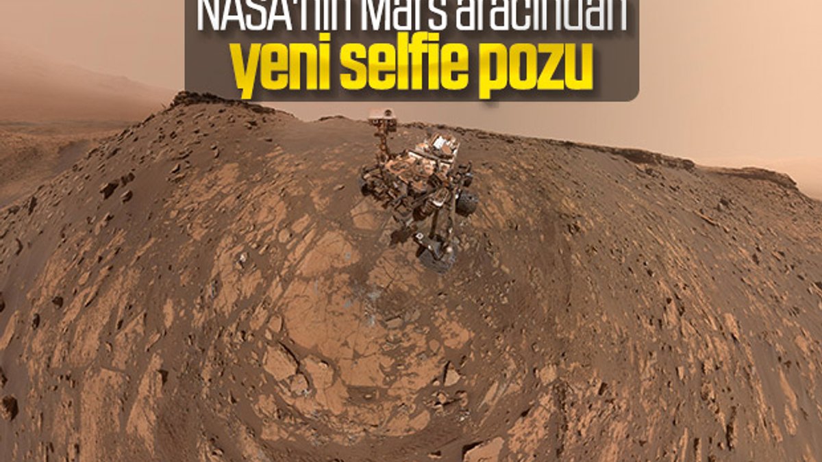 NASA'nın Mars aracı, tırmanış rekorundan önce selfie çekti