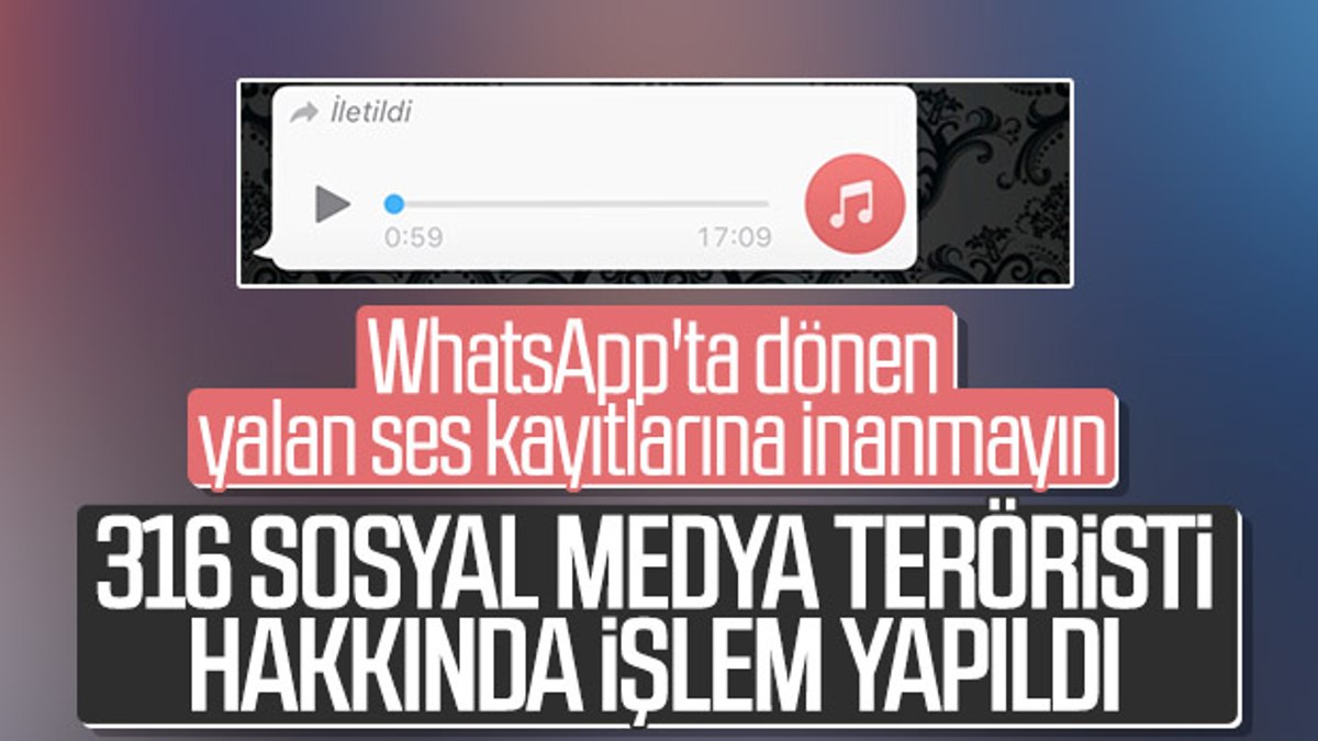 Koronavirüs provokasyonu yapan 316 kişi hakkında işlem