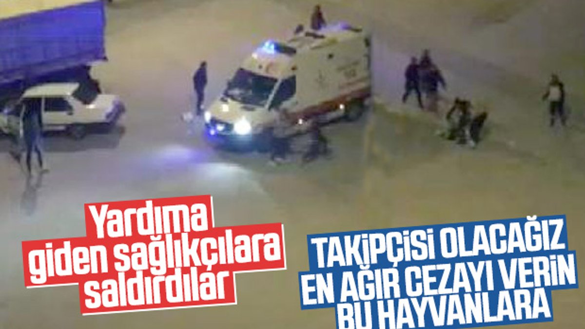 Konya'da kaza yerine giden sağlık görevlileri darbedildi