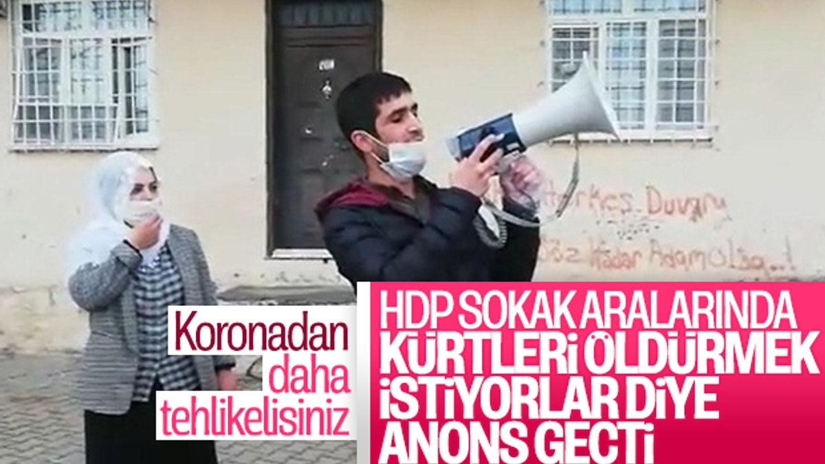 HDP'den koronavirüs propagandası
