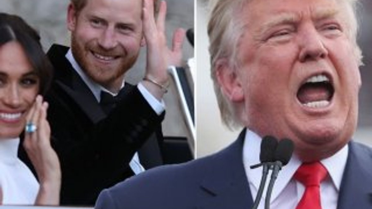 Trump, Prens Harry ve Meghan Markle'yi gözüne kestirdi