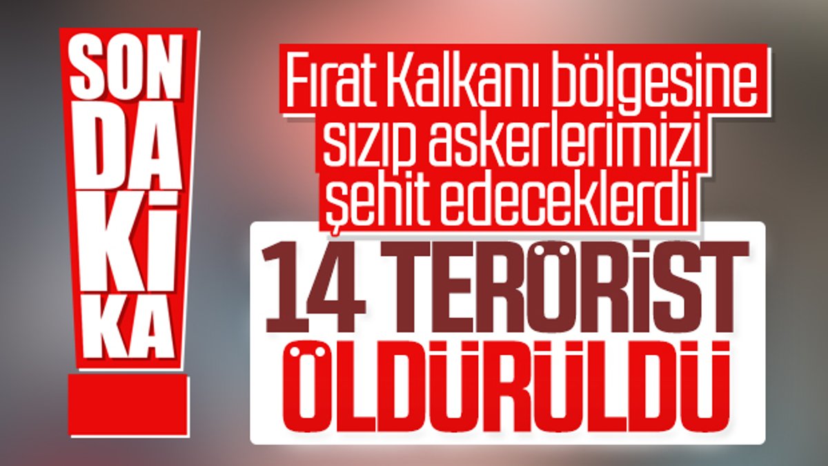 Saldırı hazırlığındaki 14 terörist öldürüldü