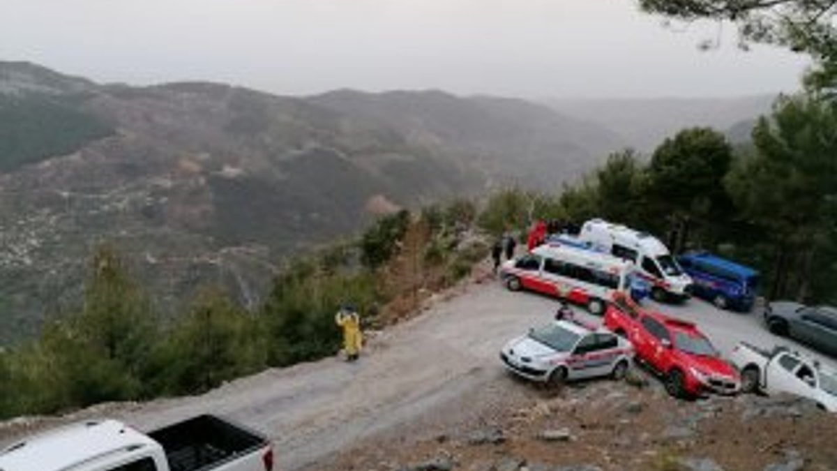 Alanya'da otomobil uçurumdan düştü: 1 ölü, 1 yaralı