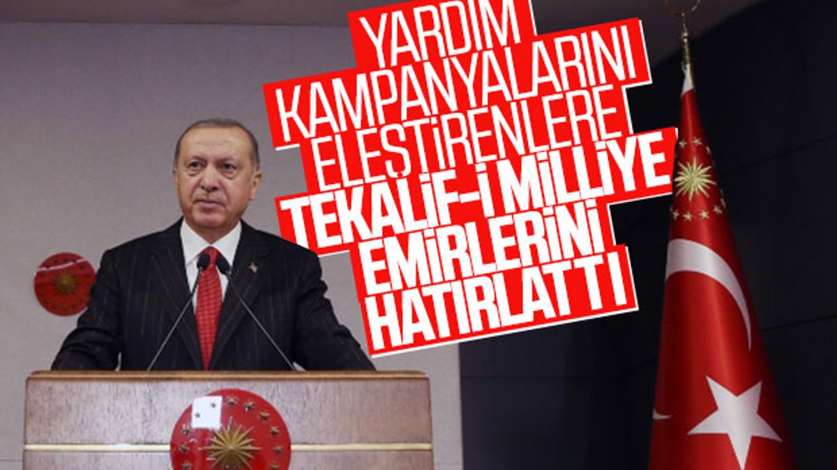 Erdoğan'dan 'Tekalif-i Milliye' emirleri vurgusu