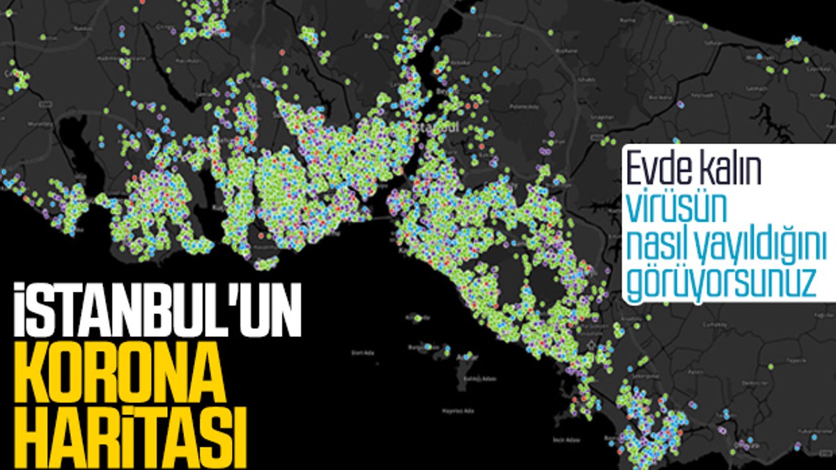 İstanbul'un koronavirüs haritası