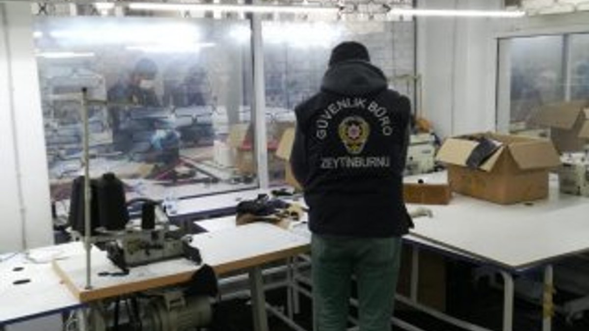 Zeytinburnu'nda kaçak maske üreten 4 atölye mühürlendi