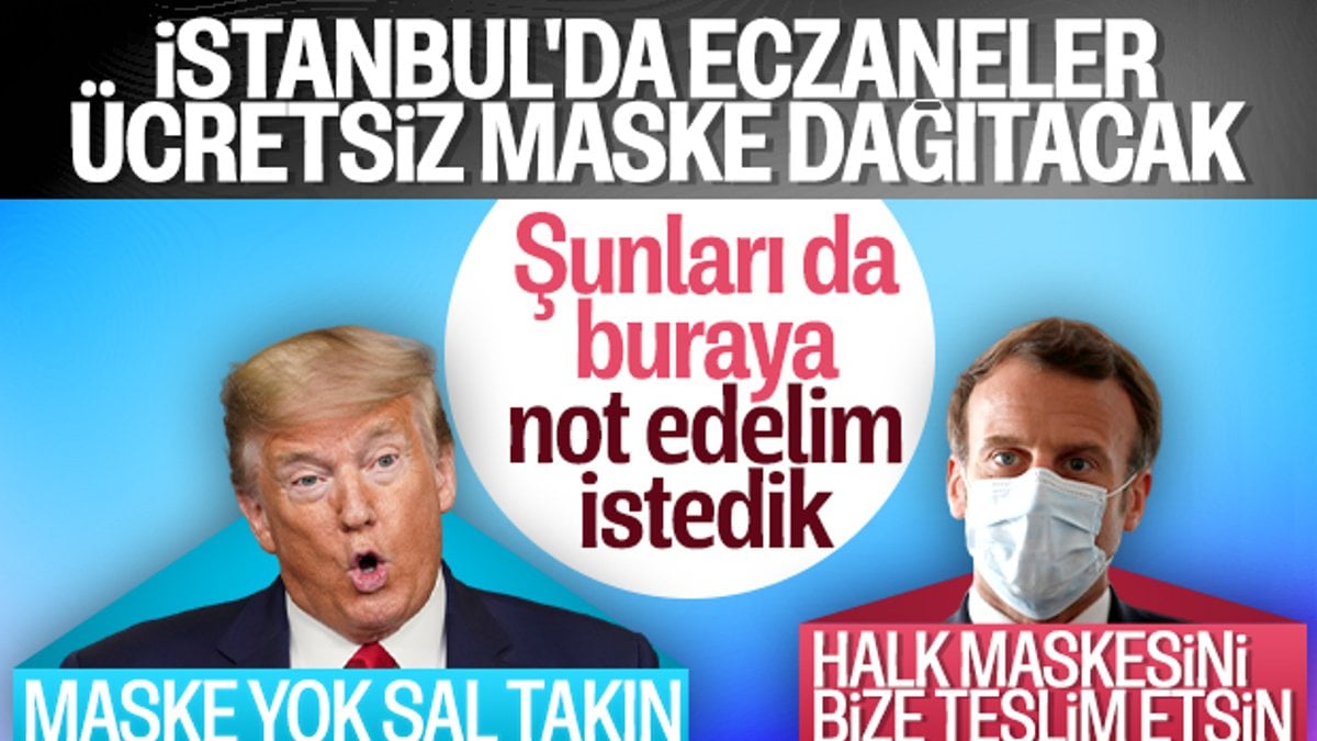İstanbul'da eczanelerden bedava maske dağıtılacak