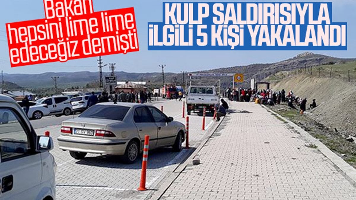 Kulp'taki terör saldırısına ilişkin 5 şüpheli gözaltına alındı