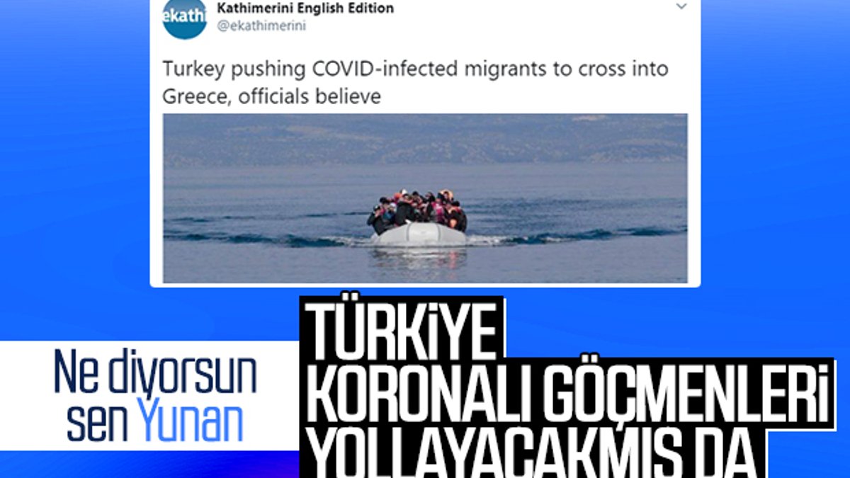 Yunanistan'dan koronalı göçmen iddiası