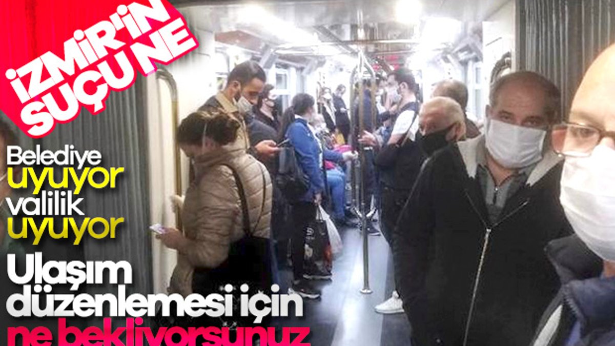 İzmirlileri metrodaki görüntü korkuttu