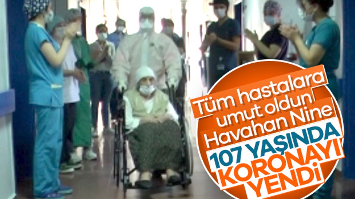 İstanbul'da, 107 yaşındaki yaşlı kadın koronayı yendi