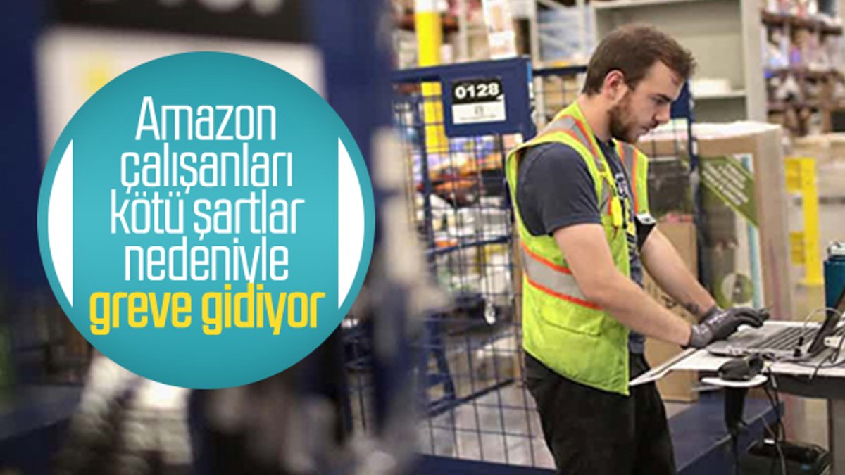 Amazon çalışanları, kötü koşullar nedeniyle grev yapacak