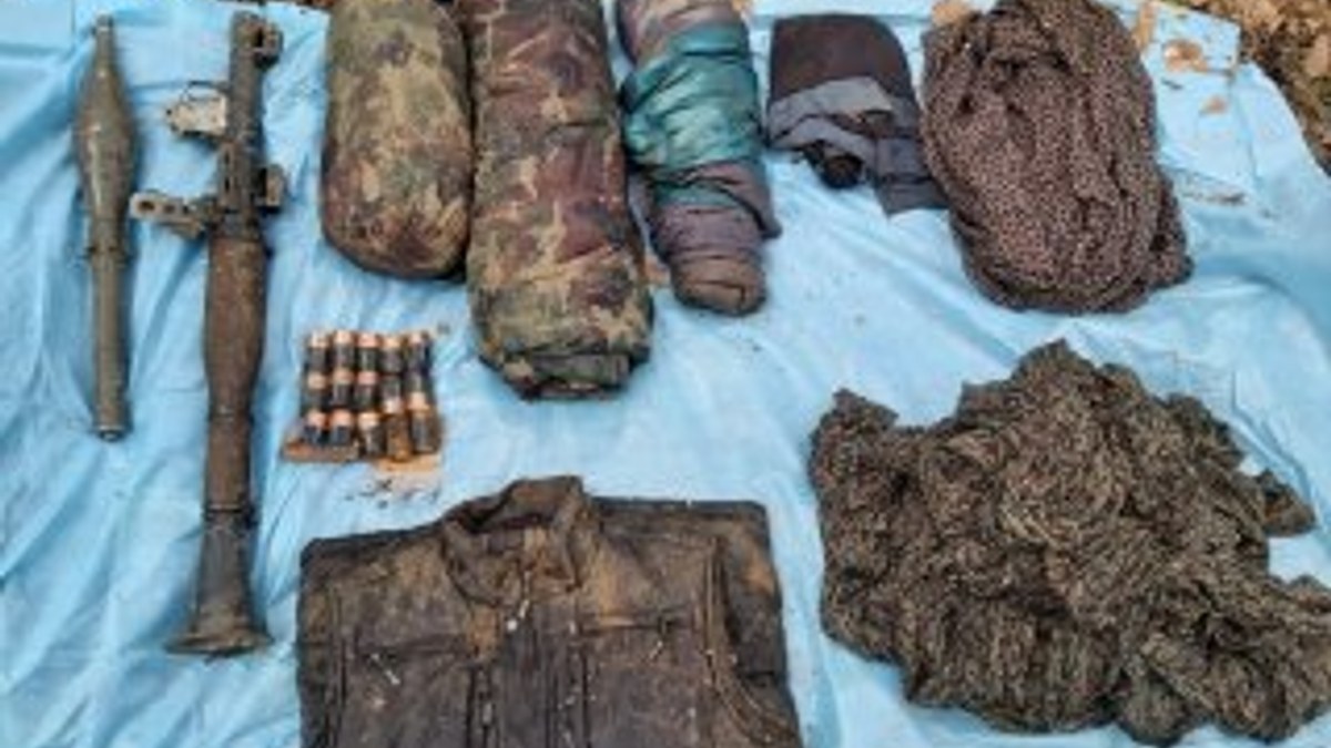 Bingöl'de PKK'ya ait silah ve mühimmat ele geçirildi