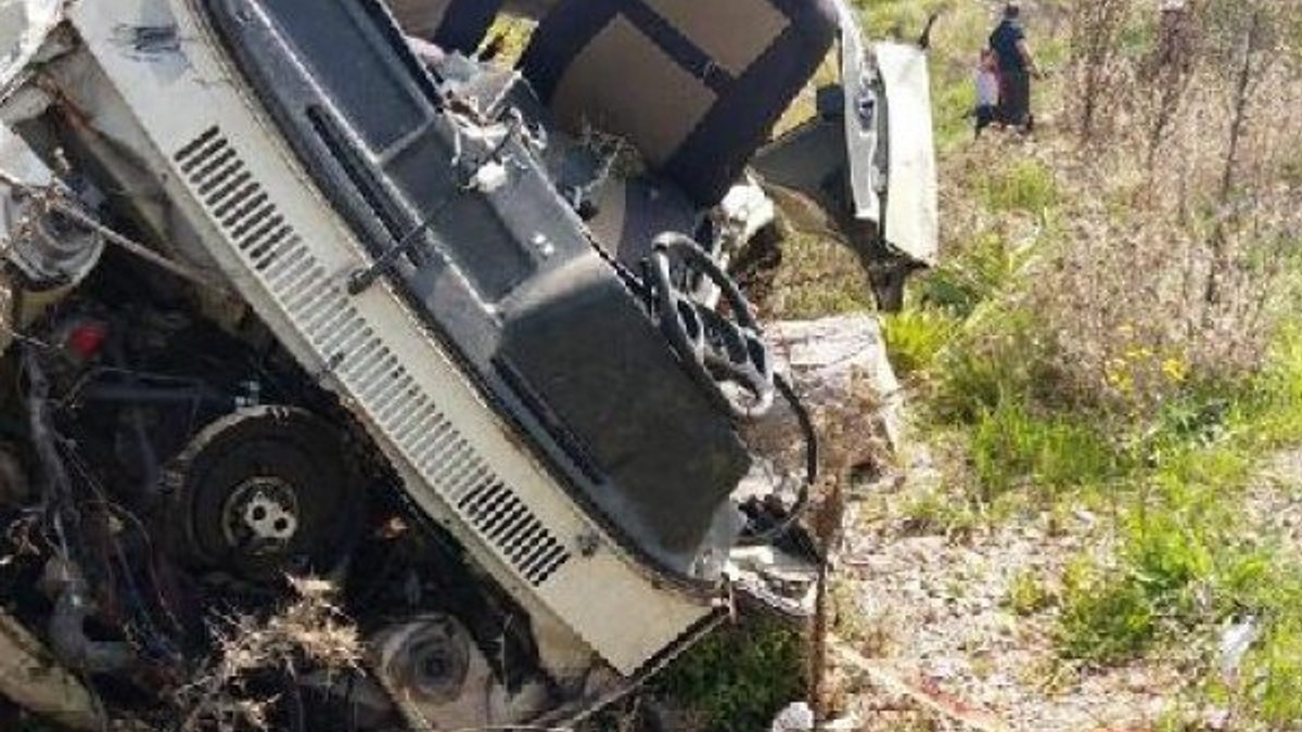 Muğla'da otomobil uçurumdan yuvarlandı: 1 ölü