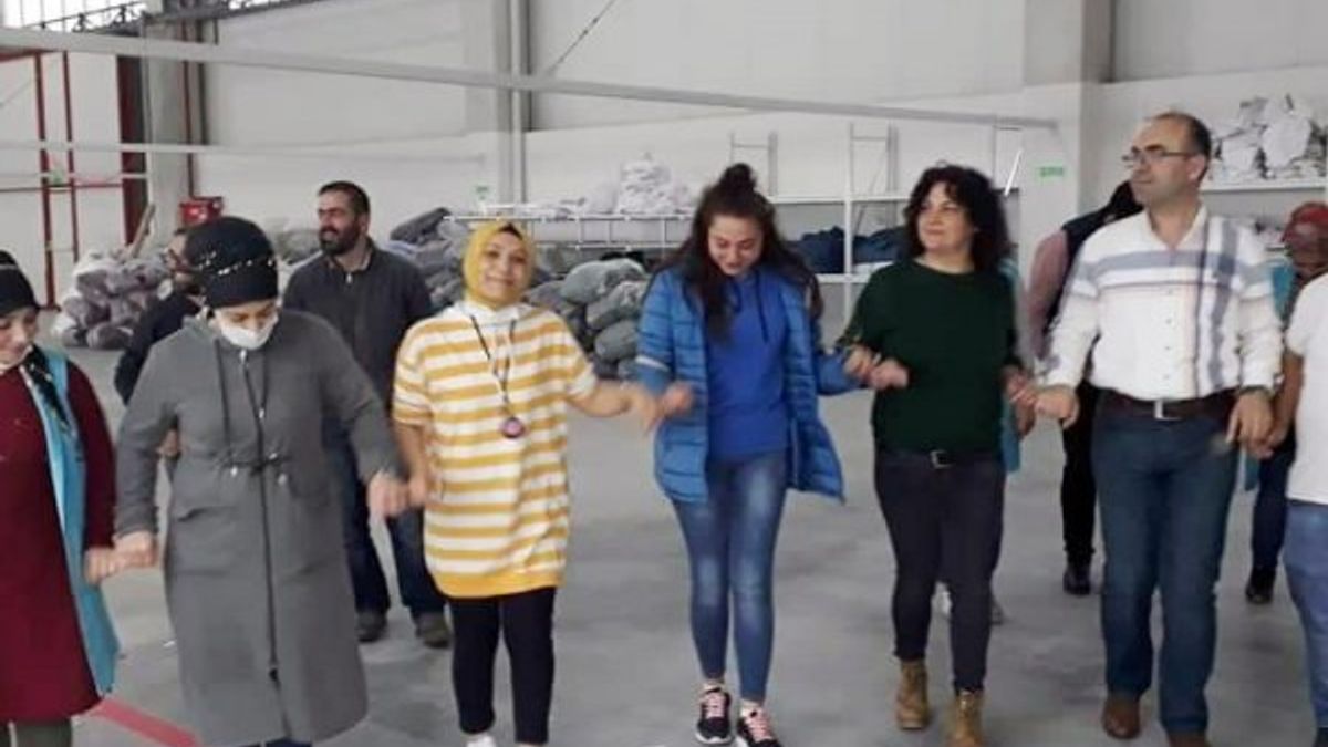 Fabrikadaki halaylı doğum günü partisine ceza yağdı