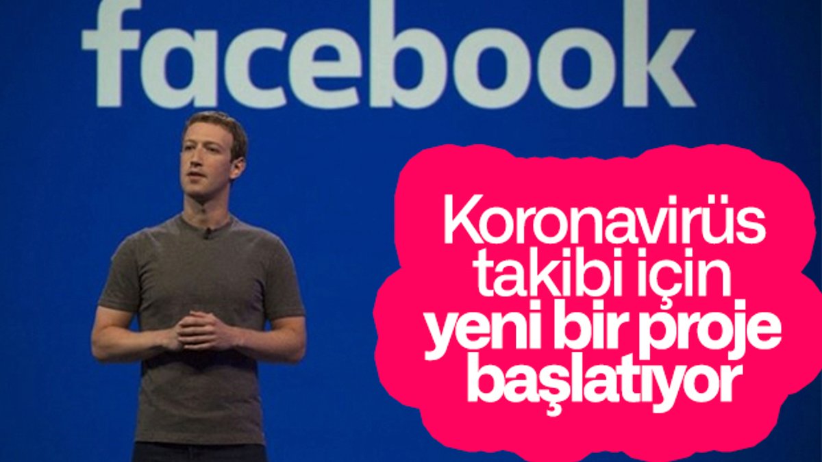 Facebook, koronavirüsü takip eden bir proje başlatacak