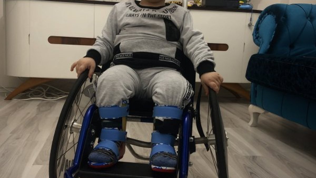 Bursa'da 18 aylık SMA hastası Gökalp yardım bekliyor