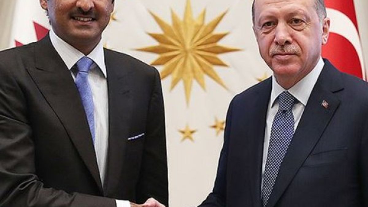 Erdoğan, Katar Emiri Al Sani ile görüştü