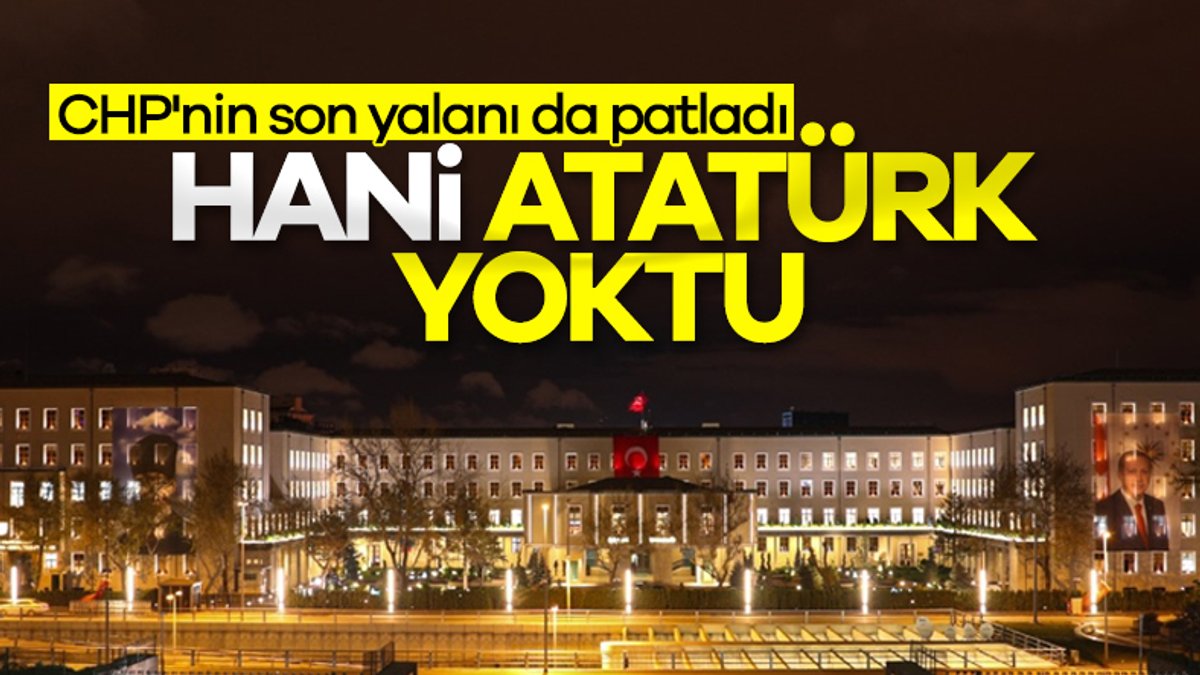 İçişleri Bakanlığı'ndan 'Atatürk resmi yok' iddiasına yalanlama