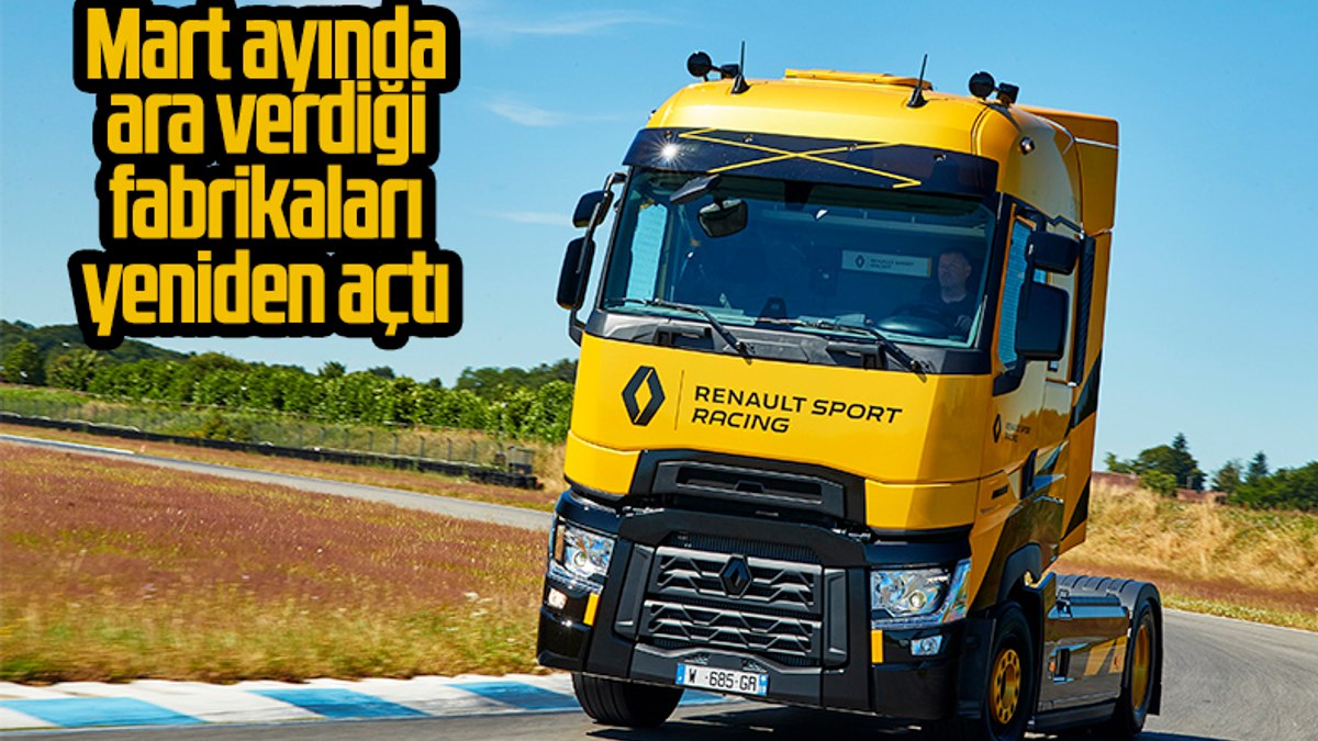 Renault Trucks, kamyon üretimine yeniden başladı