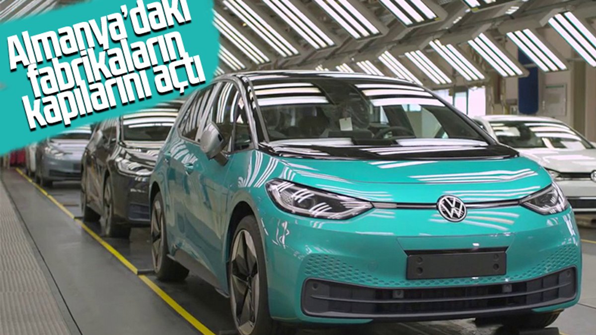 Volkswagen, Almanya'daki üretimine yeniden başladı