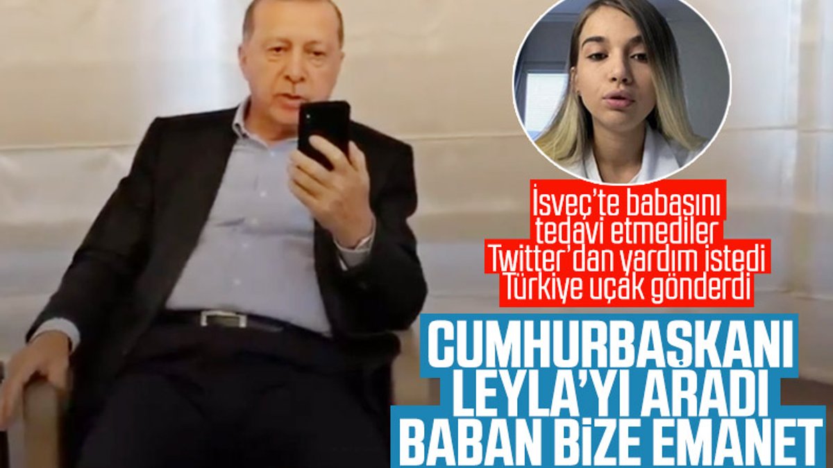 Cumhurbaşkanı Erdoğan Leyla Gülüşken ile görüştü