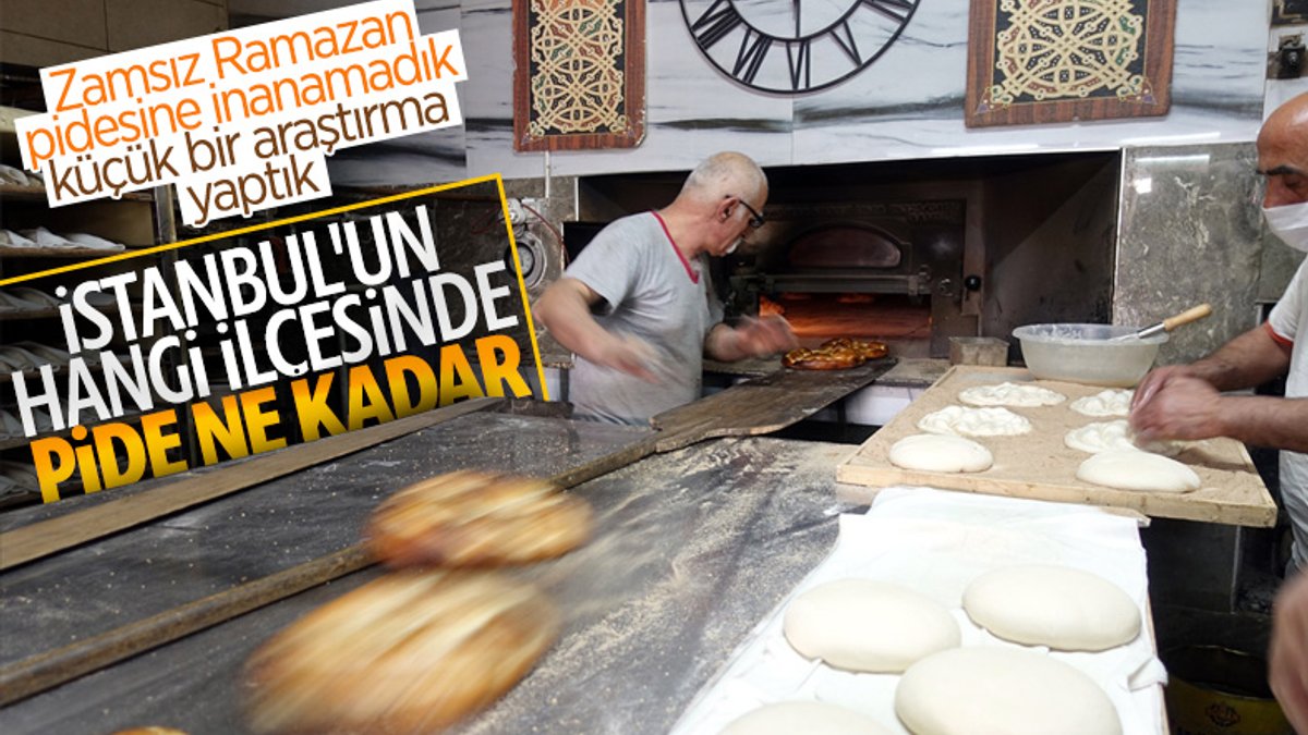İstanbul'da Ramazan pidesinin fiyat listesi