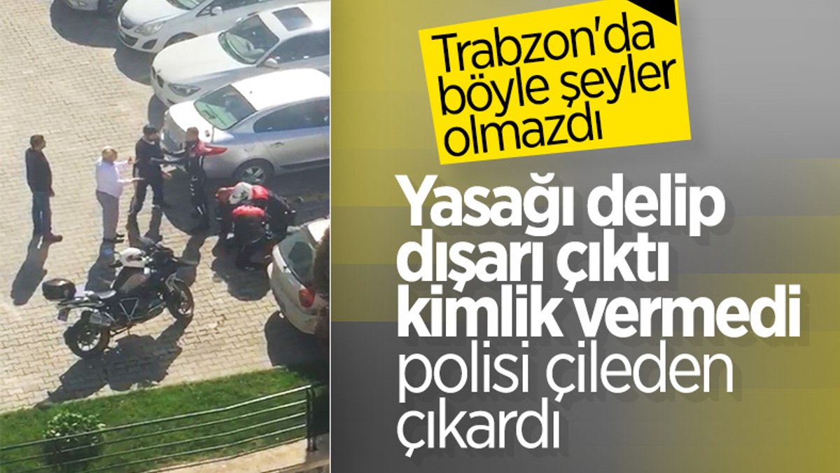 Trabzon'da kimlik göstermeyen site yöneticisi gözaltına alındı