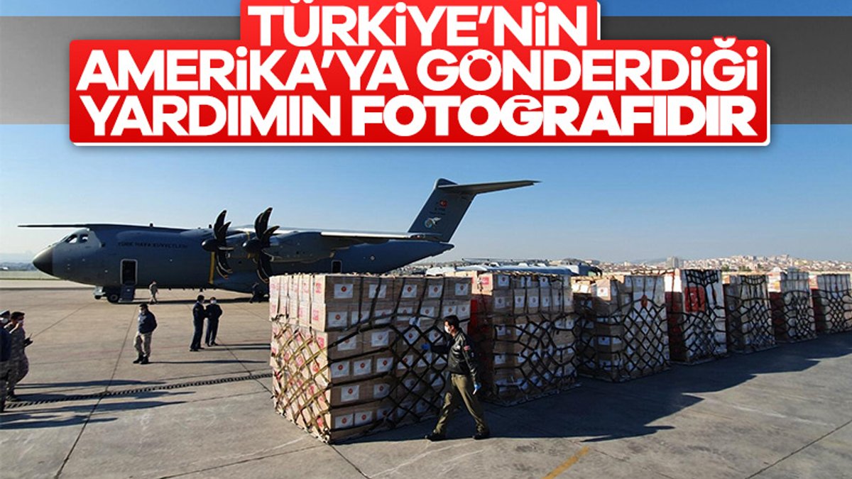 Türkiye'den Amerika'ya yardım malzemesi