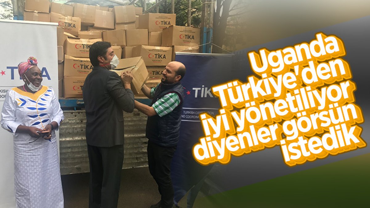 Türkiye'den Uganda'ya gıda yardımı