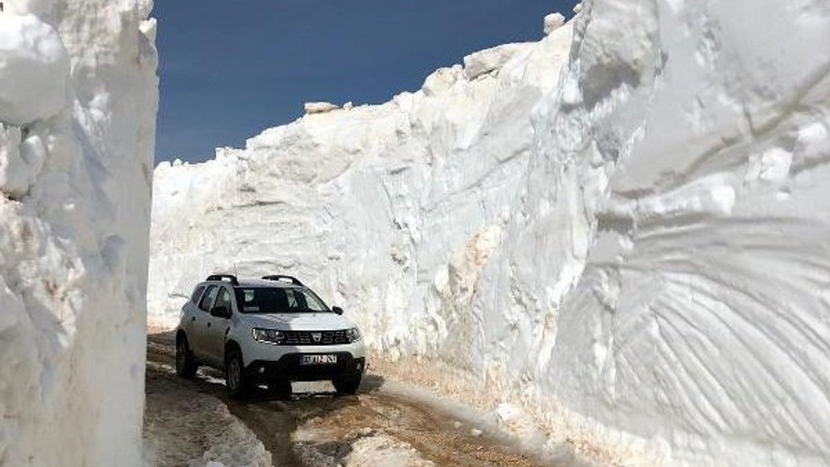 Antalya'dan gelen kar fotoğrafı şaşırttı