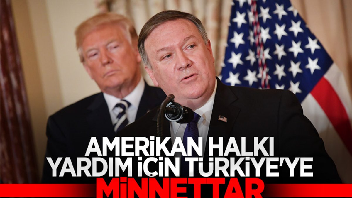 ABD Dışişleri Bakanı Pompeo, Türkiye'ye teşekkür etti