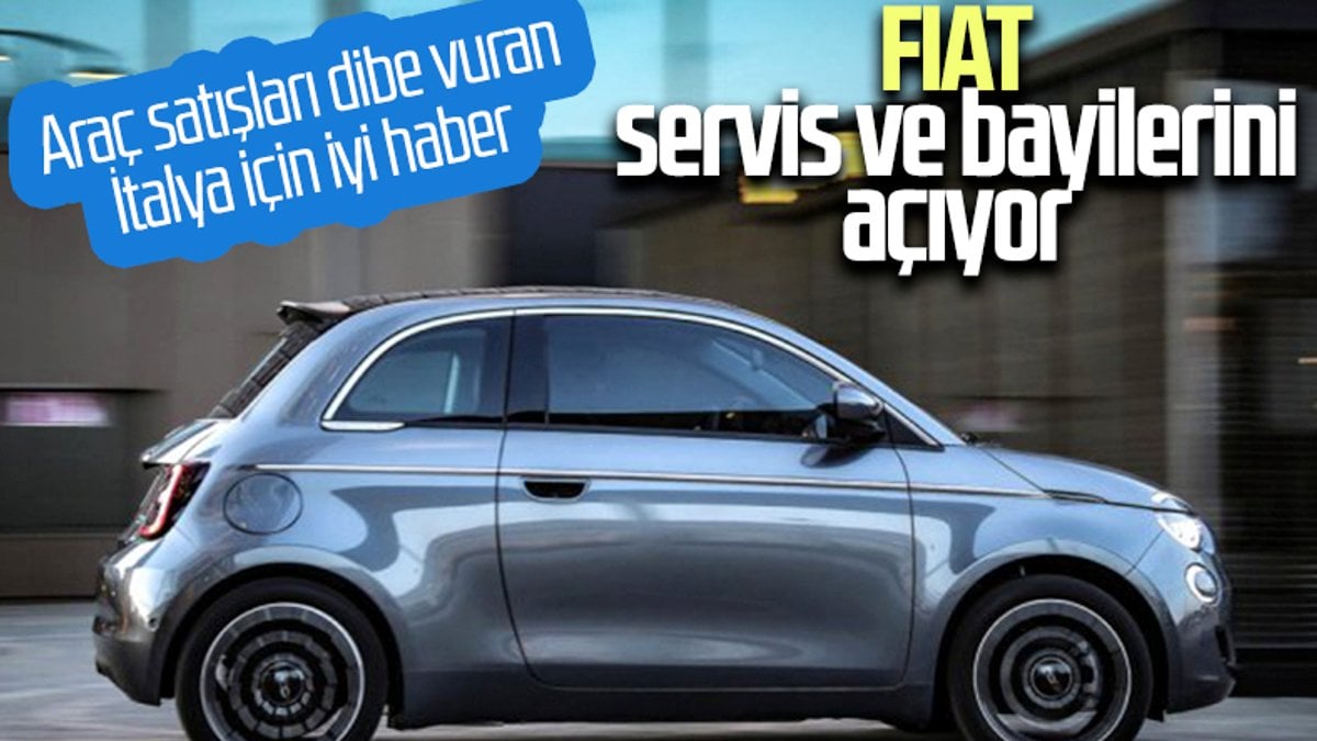 Fiat, İtalya'daki servis ve bayilerini açmaya başlıyor