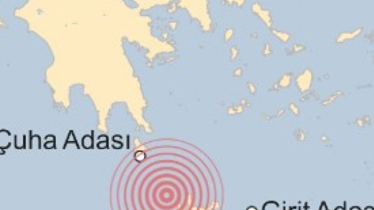 Girit Adası'nda 6.4 büyüklüğünde deprem