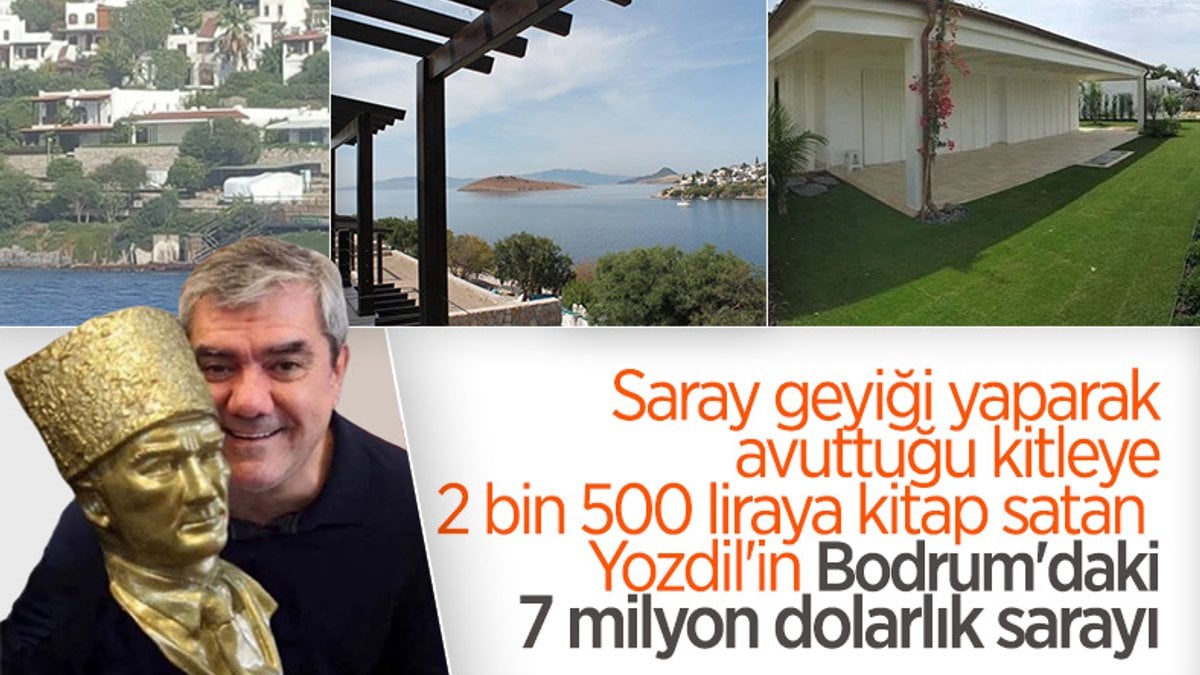 Yılmaz Özdil'in Bodrum'daki 7 milyon dolarlık villası