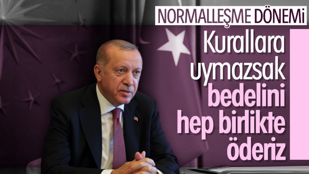 Erdoğan normalleşme adımlarını değerlendirdi