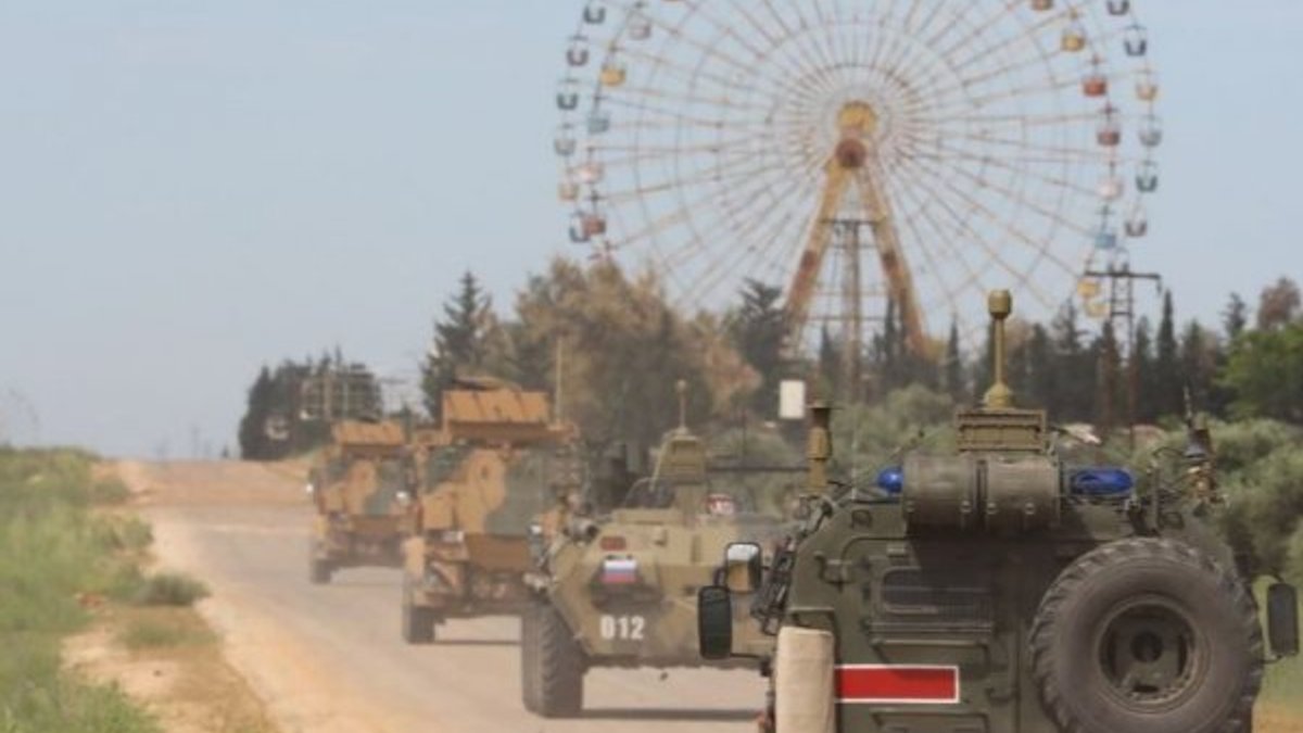 İdlib'de 8'inci Türk-Rus kara devriyesi yapıldı