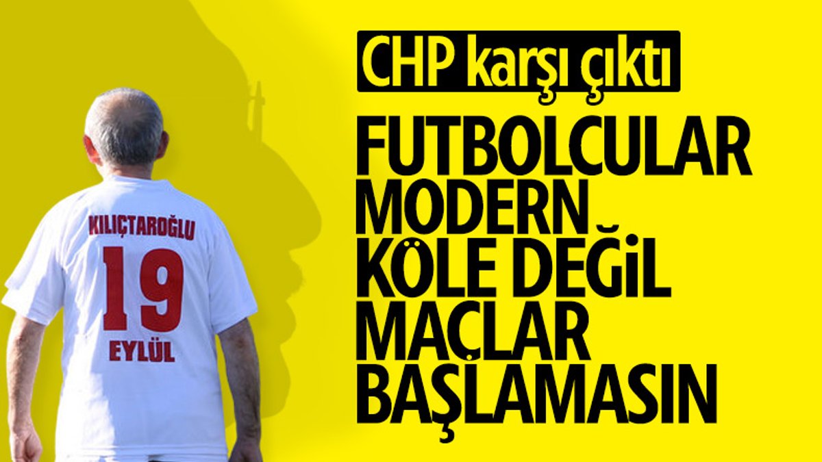 Süper Lig'e devam kararına CHP'den tepki geldi