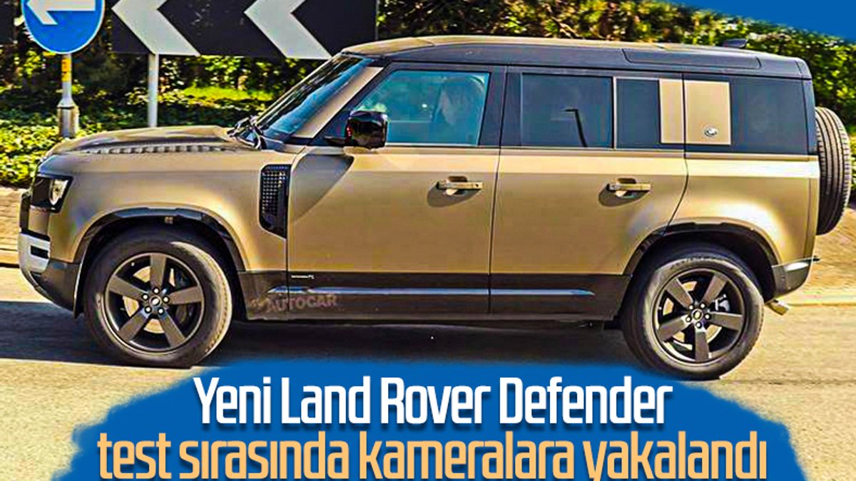 Yeni Land Rover Defender test sırasında görüntülendi