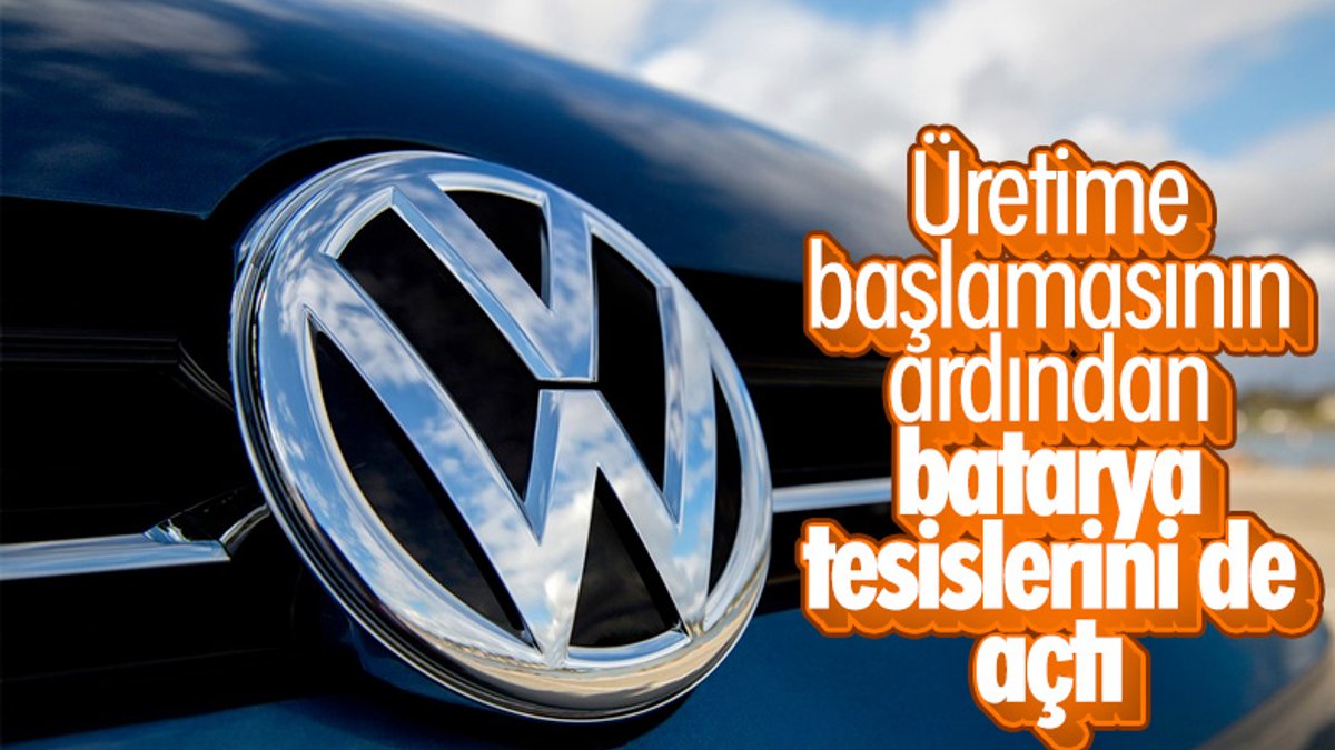 Volkswagen'in hibrit batarya tesisi üretime başladı