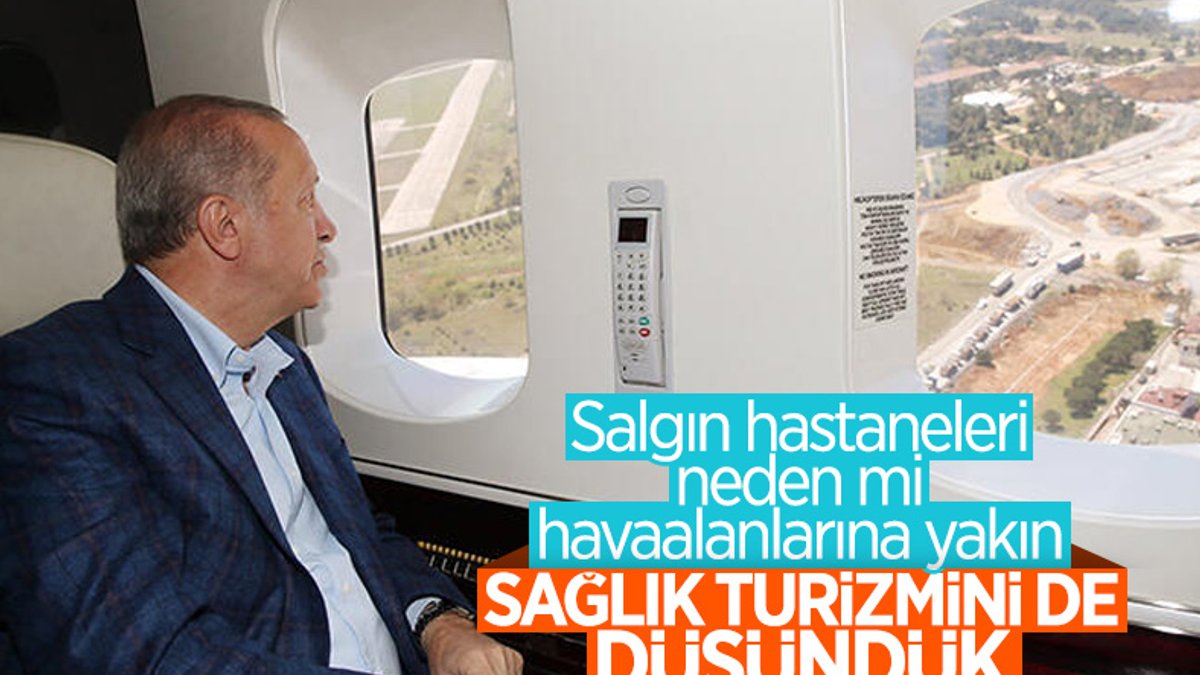 Erdoğan'dan salgın hastaneleri değerlendirmesi