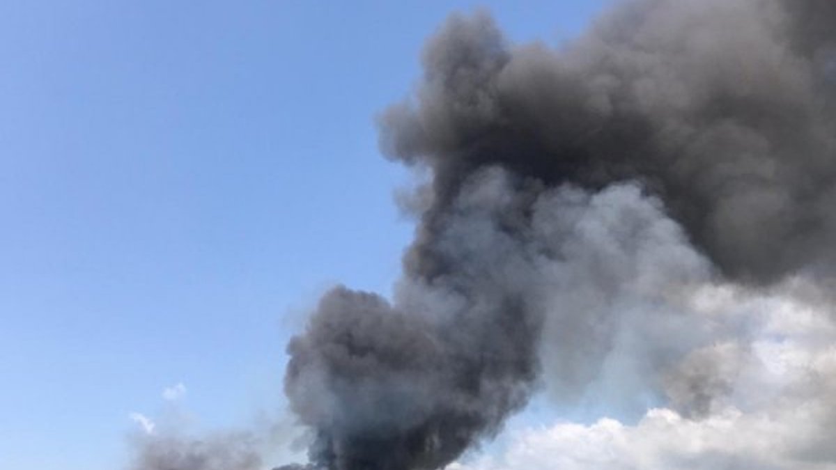 Mersin'de narenciye paketleme fabrikasında yangın çıktı