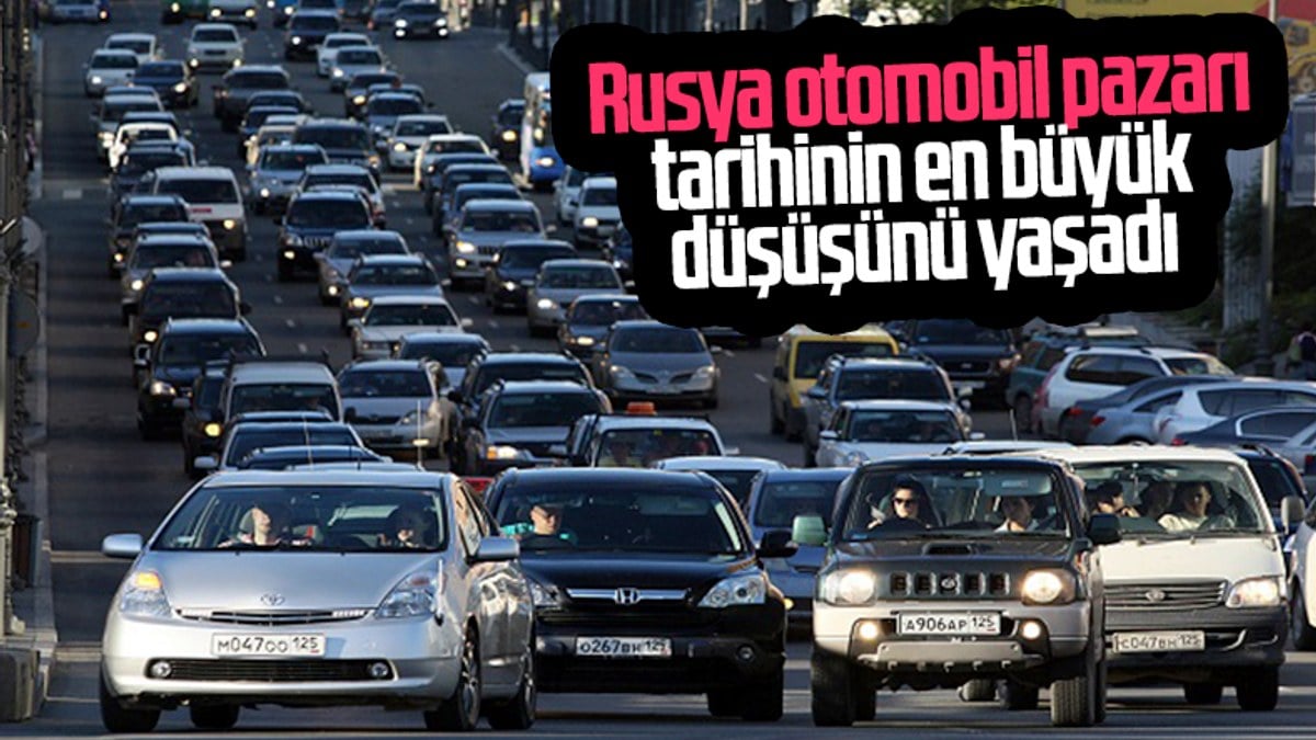 Rusya'daki otomobil satışları dibe vurdu