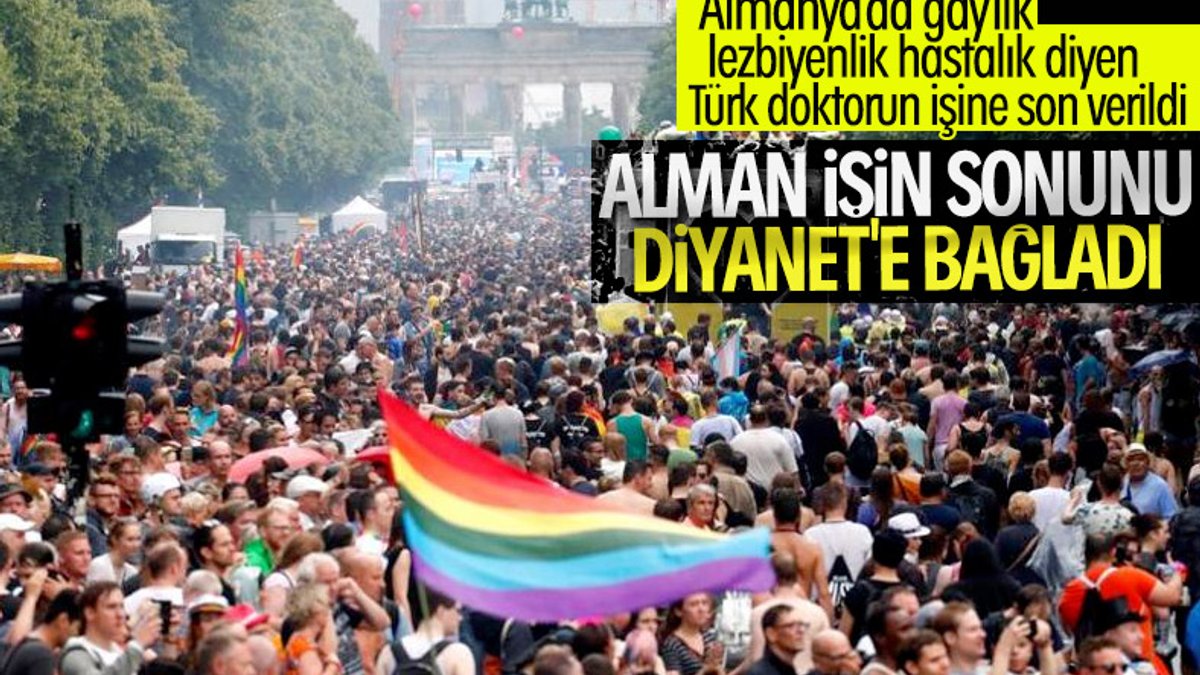 Almanya'da eşcinsellik hastalık diyen Türk doktor kovuldu