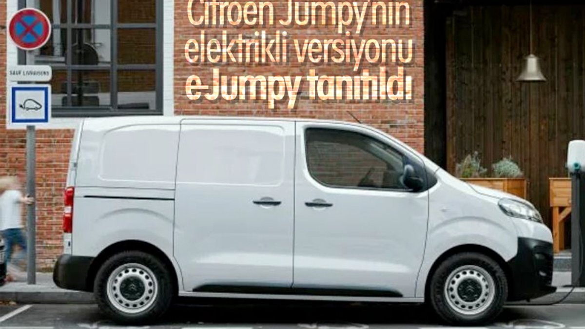 Citroen'in elektrikli modeli e-Jumpy tanıtıldı