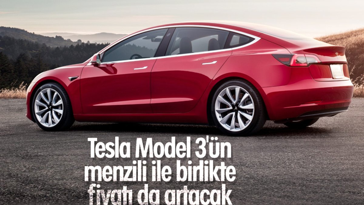 Tesla Model 3'ün uzun menzilli sürümü üretilecek