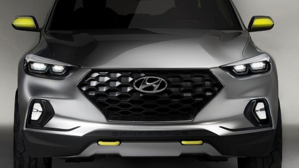 Hyundai'nin pick-up modeli Santa Cruz böyle görünecek