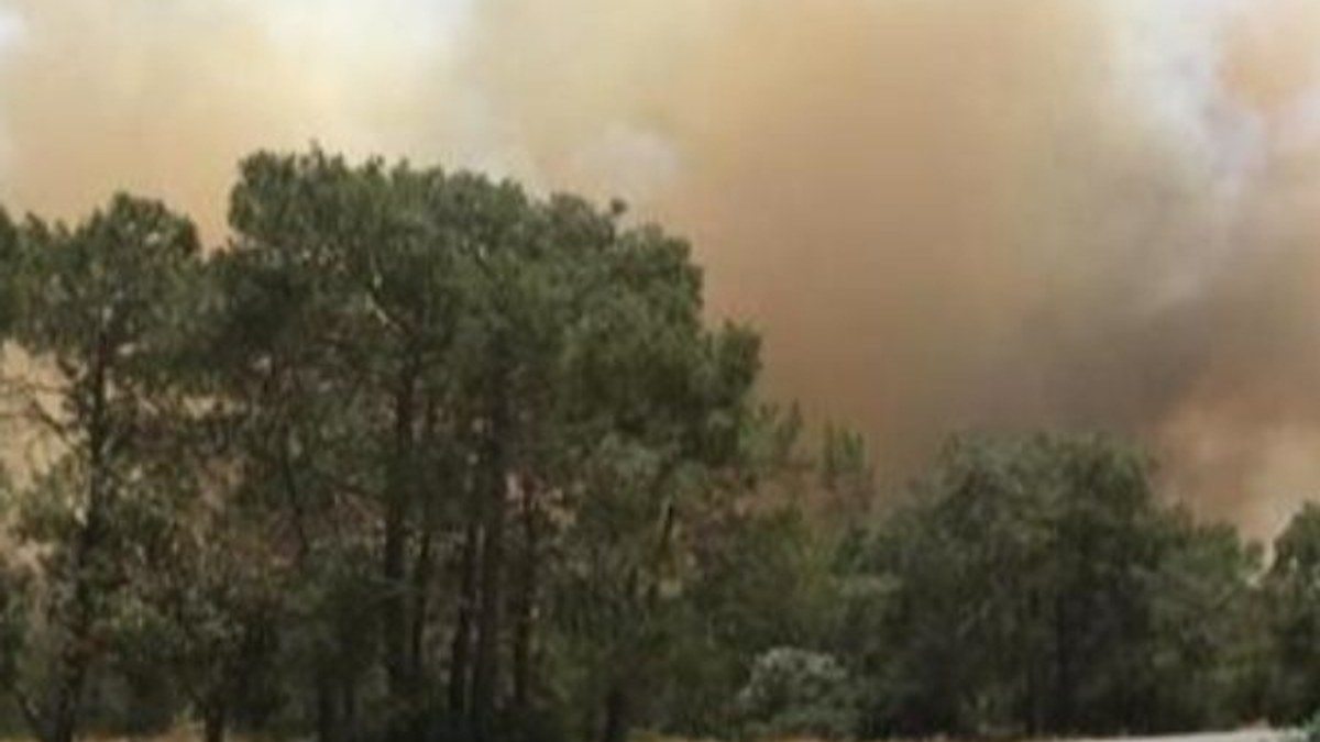 KKTC'de orman yangını geniş alana yayıldı